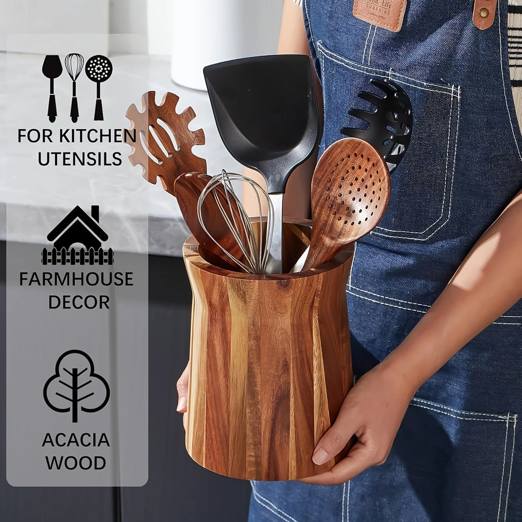 Natural Wooden Kitchen Organizer Storage Box Cabinet Drawer Dividers Closet Space Saver Cooking Tool Home Organization Supplies